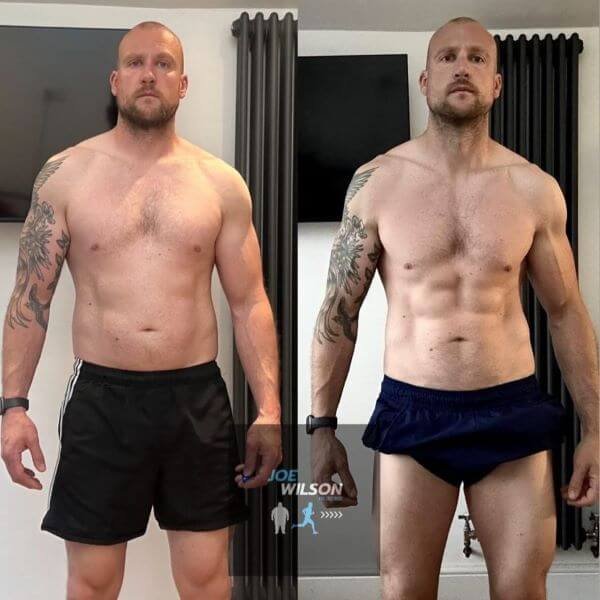 Client progress comparison 3, previously published by Fat Loss Boss